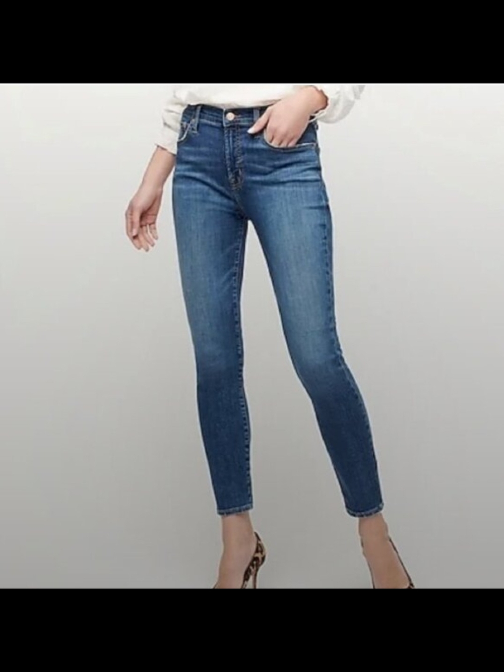 Jcrew 9" High-Rise Toothpick Jeans